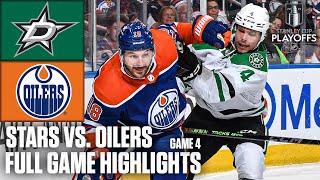 Dallas Stars vs Edmonton Oilers Game 4  NHL Western Conference Final  Full Game Highlights [upl. by Eaj]