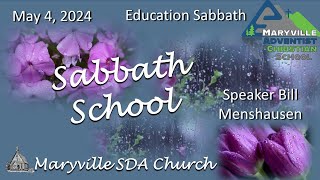 The Sabbath School class at the Maryville Seventhday Adventist church on Saturday April 4 2024 [upl. by Lehte]