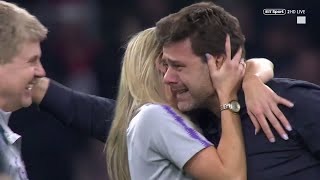 Pochettino in tears Incredible scenes as Spurs reach Champions League final [upl. by Ahsatsan]