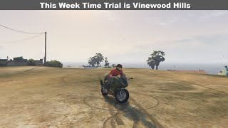 GTA 5 Online This Week Time Trial is Vinewood Hills [upl. by Rasecoiluj261]