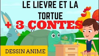 LE LIEVRE ET LA TORTUE  3 CONTES  HISTOIRES POUR PETITS  DESSIN ANIME EN FRANCAIS  FRENCH FAIRY [upl. by Aryn271]