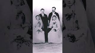 1880s Double Wedding 1900s Old photos 1900swedding [upl. by Melc]