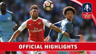 Arsenal 21 Man City  Emirates FA Cup 201617 SemiFinal  Official Highlights [upl. by Ardekan]