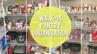 Walk In Pantry Organization and Clean Out [upl. by Assiled]