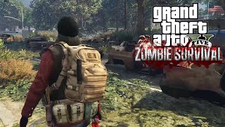 GTA 5 Zombie Apocalypse Survival Mod Part 1 [upl. by Bautram]