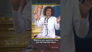 Where is God  Sri Sathya Sai Speaks Shorts [upl. by Dulsea120]