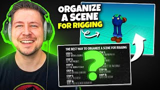 How to organize a scene for rigging in Maya [upl. by Ettessil]