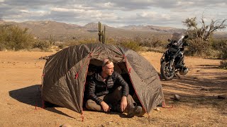 Lone Rider ADV Tent Review  Perfect Tent For Motorcycle Camping [upl. by O'Neil]