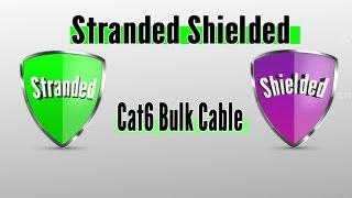 Stranded Shielded Cat6 Bulk Cable [upl. by Hanikahs473]