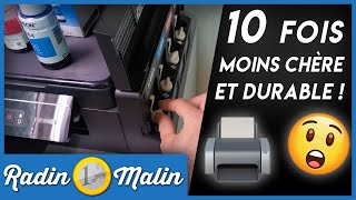 Imprimante Eco Tank  antiobsolescence programmée 10x chère à lutilisation  🖨️ [upl. by Ozmo]