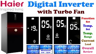 Haier Digital DC Inverter Fridge Function Setting Temperature Setting amp Power Consumption in Urdu [upl. by Strauss]