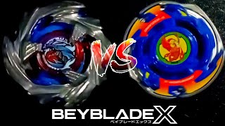 Cobalt Dragoon 560C vs Dranzer Spiral 380T  Beyblade X ベイブレードX [upl. by Komara307]