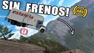 Camión TORTON Cae al ABISMO Descendiendo la Sierra Kenworth T660 Estafeta American Truck Simulator [upl. by Eniwtna719]