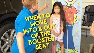 Booster Seats When to Move Into amp Out of the booster seat [upl. by Racso]