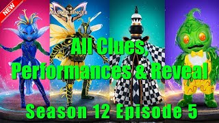 All Clues Performances amp Reveal  Masked Singer Season 12 Episode 5 [upl. by Aivul]