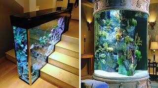 15 AMAZING HOME AQUARIUMS AND FISH TANKS [upl. by Scoville906]