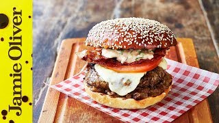 Jamie’s Italian Burger  Jamie Oliver amp Gennaro Contaldo [upl. by Georgianna]