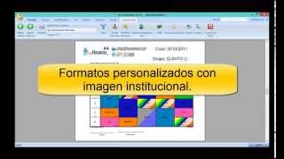 Horarios escolares con formatos personalizados [upl. by Ahsiram885]