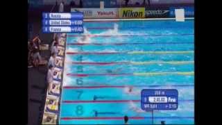 WC Swimming Barcelona 2013  Final Mens 4x100m Freestyle relay  Race  Podium [upl. by Irrak]