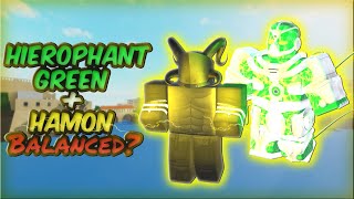 YBA Hierophant Green  Hamon BUILD in 1v1s  Roblox YBA [upl. by Nylrahc]