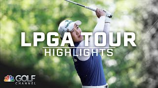 2024 Amundi Evian Championship Round 1  LPGA Tour Highlights  Golf Channel [upl. by Anetsirhc339]