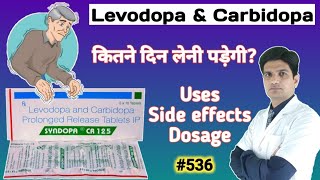 Syndopa 110 mg hindi  Levodopa carbidopa tablets in hindi [upl. by Biddie]