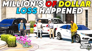 MILLIONS OF DOLLAR LOSS IN BUSINESS😥  GTA 5  Real Life Mods 483  URDU [upl. by Attenov]