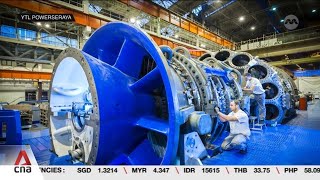 Works begin on new hydrogen gas turbine on Jurong Island [upl. by Alekahs164]