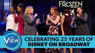 Disney on Broadways Original Leading Ladies Reunite in Special Medley  The View [upl. by Evania451]