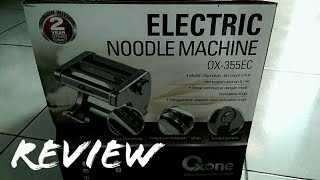 Review Electric Noodle Machine OX355EC Oxone [upl. by Lenahs]