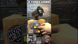 6 TONES INNOVATIVE VOICE WARNING HORN WITH BUTTONS SWITCH HOLYHORNS BACKHORNS horns truck backhor [upl. by Anale]