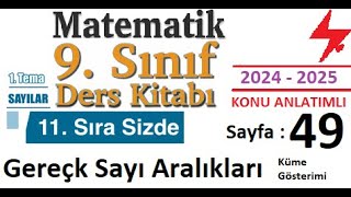 9 Sınıf Matematik Ders Kitabı çözümleri  2024 2025  1 Sayılar  11 Sıra Sizde Testi  49 sayfa [upl. by Daukas]