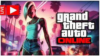 GTA 5 Online LIVE  Old School Missions In 2024 gta live [upl. by Nylirehs]