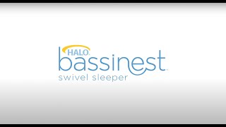 HALO® BassiNest® Swivel Sleeper  Swivels for Close amp Safe Sleep [upl. by Adnilrev]