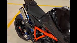 KTM 1290 Superduke R Gen 3 VANDEMON TWIN SHOT Titanium Exhaust System [upl. by Saidee]