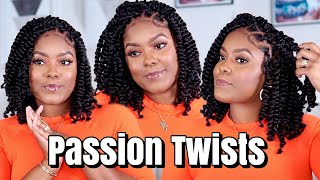 Short Passion Twist Tutorial Easy StepbyStep DIY No Crochet [upl. by Davena]