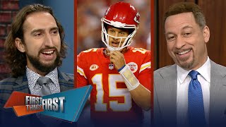 Patrick Mahomes no longer tops Mahomes Mountain Baker amp Russ on the rise  NFL  FIRST THINGS FIRST [upl. by Larrisa995]