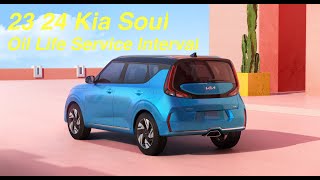 2324 Kia Soul Oil Life Service Interval Reset How To 2023 2024 Oil Change Indicator [upl. by Akirehc]