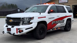 CashiersGlenville NC Fire Department 2018 Chevy Tahoe [upl. by Huxley71]