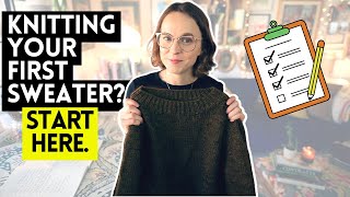 Watch this before you knit your first sweater 👍 knittingpodcast [upl. by Saberhagen]