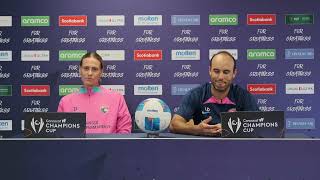 Emily van Egmond Landon Donovan ahead of WaveThorns Champions Cup match [upl. by Dasha]