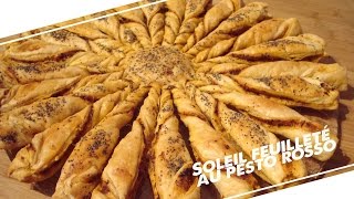 LA RECETTE 10  Soleil feuilleté au pesto rosso [upl. by Kattie]