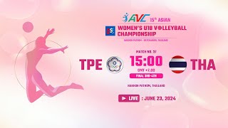 TPE  THAF 3415th Asian Women’s U18 [upl. by Nylessej741]