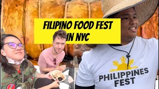 Philippines Fest The First Filipino Street Food Festival Founded In New York City [upl. by Caia]