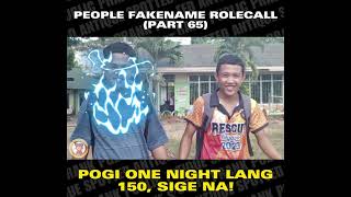 PEOPLE FAKENAME ROLECALL  Bugasong Antique [upl. by Lybis410]