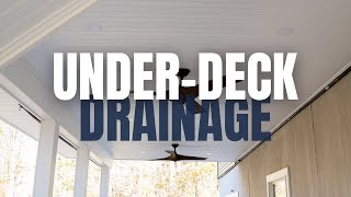 What is an UnderDeck Drainage System Is It Right for You [upl. by Ariana]