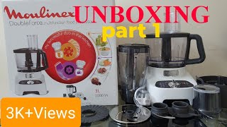 Moulinex Food Processor UNBOXINGMoulinex Food Processor price in Qatar 2020  Double Force [upl. by Mareld]