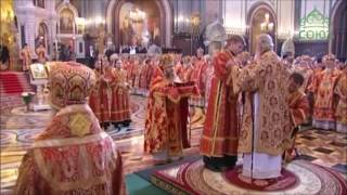 Grand Orthodox Divine Liturgy  The Feast of Slavic Apostles Moscow [upl. by Ahsertal]