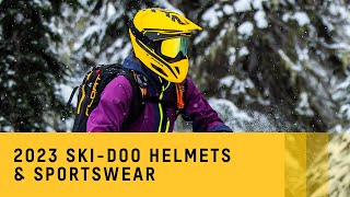 2023 SkiDoo Helmets amp Sportswear Collection [upl. by Heurlin]