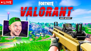 🔴LIVE  Valorant sur Fortnite cest Maintenant  Première personne [upl. by Mada]